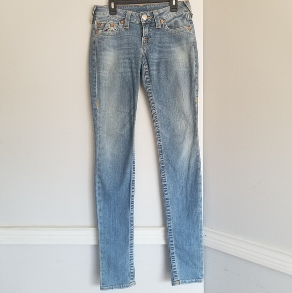 True Religion Denim - TRUE RELIGION stella skinny Jeans light denim 26